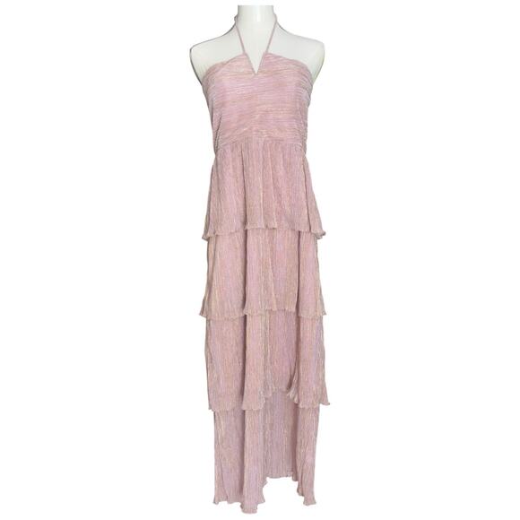 SAYLOR Rhonda Midi Dress in Blush Size L - Picture 2 of 11